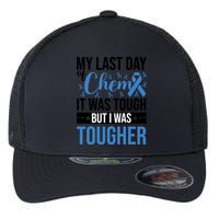 My Last Day Of Chemo Colon_black Flexfit Unipanel Trucker Cap