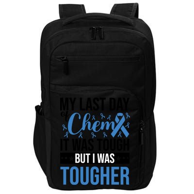 My Last Day Of Chemo Colon_black Impact Tech Backpack