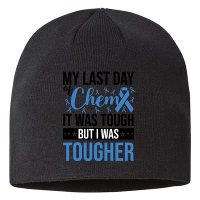 My Last Day Of Chemo Colon_black Sustainable Beanie