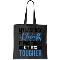 My Last Day Of Chemo Colon_black Bag