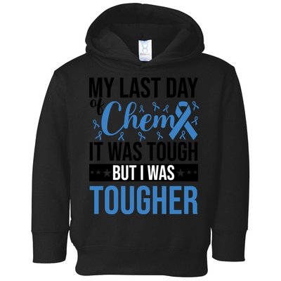 My Last Day Of Chemo Colon_black Toddler Hoodie