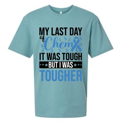 My Last Day Of Chemo Colon_black Sueded Cloud Jersey T-Shirt