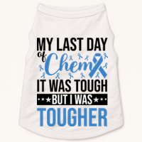 My Last Day Of Chemo Colon_black Doggie Tank
