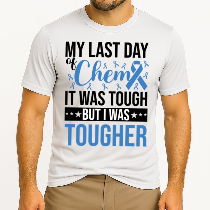 My Last Day Of Chemo Colon_black Performance Shirt