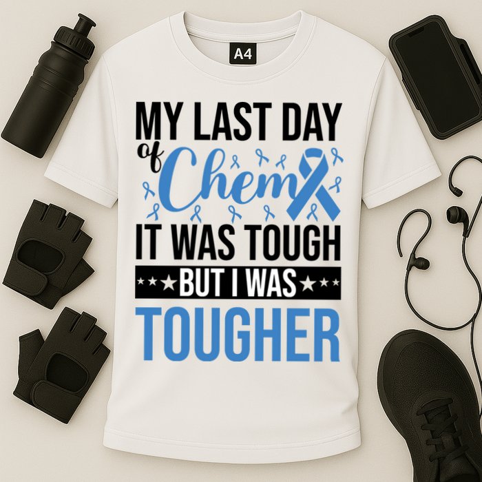 My Last Day Of Chemo Colon_black Performance Shirt