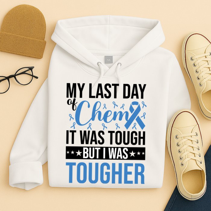 My Last Day Of Chemo Colon_black Hoodie