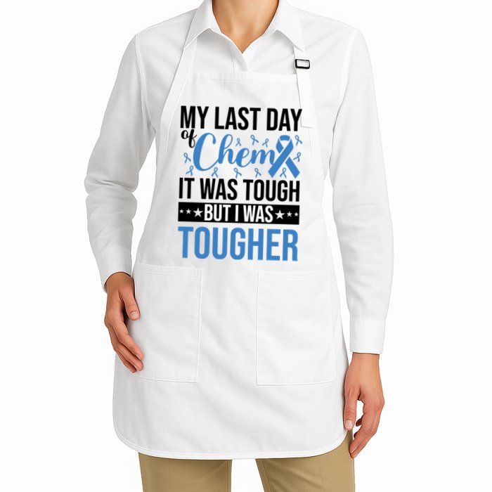 My Last Day Of Chemo Colon_black Apron