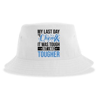 My Last Day Of Chemo Colon_black Sustainable Bucket Hat