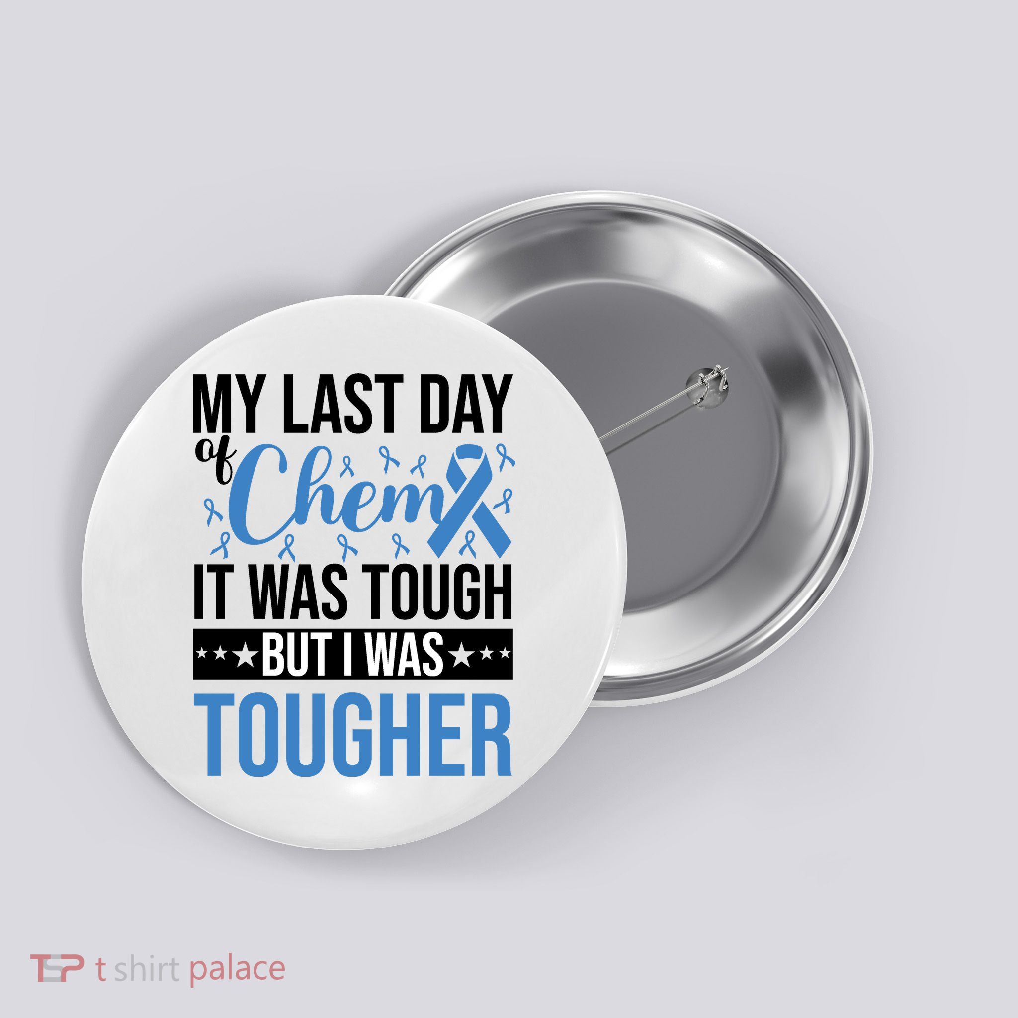 My Last Day Of Chemo Colon_black Button