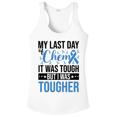 My Last Day Of Chemo Colon_black Ladies PosiCharge Competitor Racerback Tank