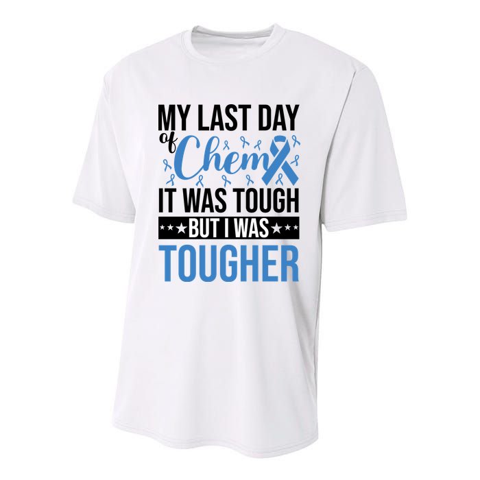 My Last Day Of Chemo Colon_black Youth Performance Sprint T-Shirt