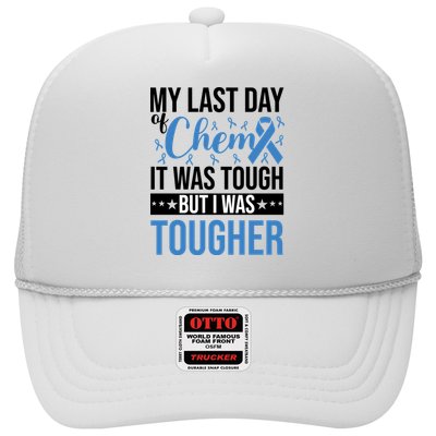 My Last Day Of Chemo Colon_black Trucker Hat
