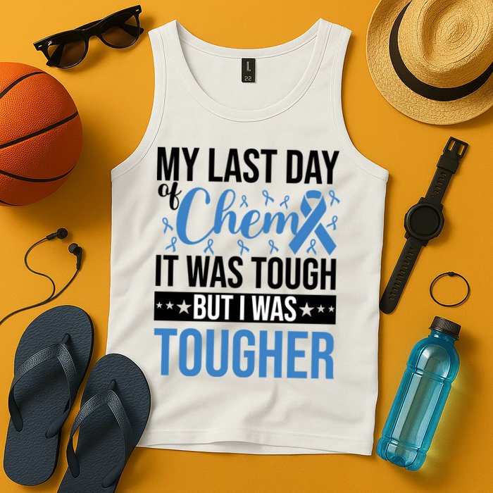 My Last Day Of Chemo Colon_black Tank Top