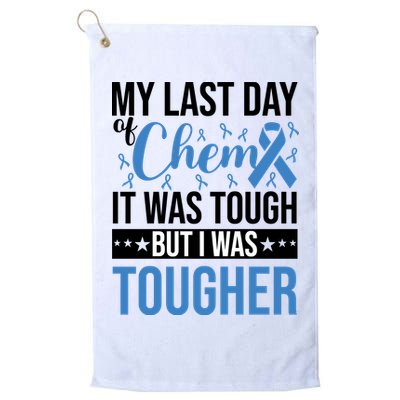 My Last Day Of Chemo Colon_black Golf Towel