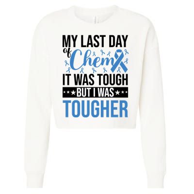 My Last Day Of Chemo Colon_black Cropped Pullover Crew