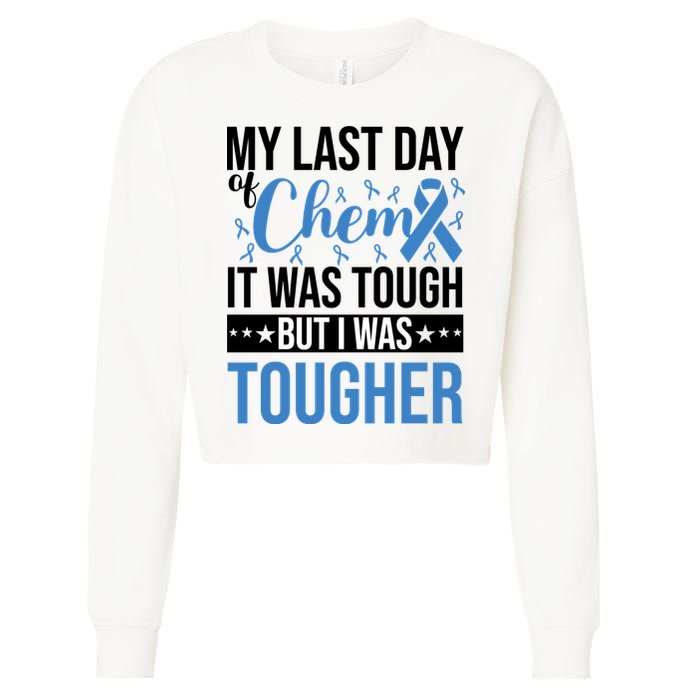 My Last Day Of Chemo Colon_black Cropped Pullover Crew