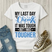 My Last Day Of Chemo Colon_black Womens T-Shirt