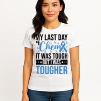 My Last Day Of Chemo Colon_black Womens T-Shirt