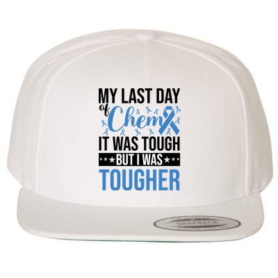 My Last Day Of Chemo Colon_black Wool Snapback Cap