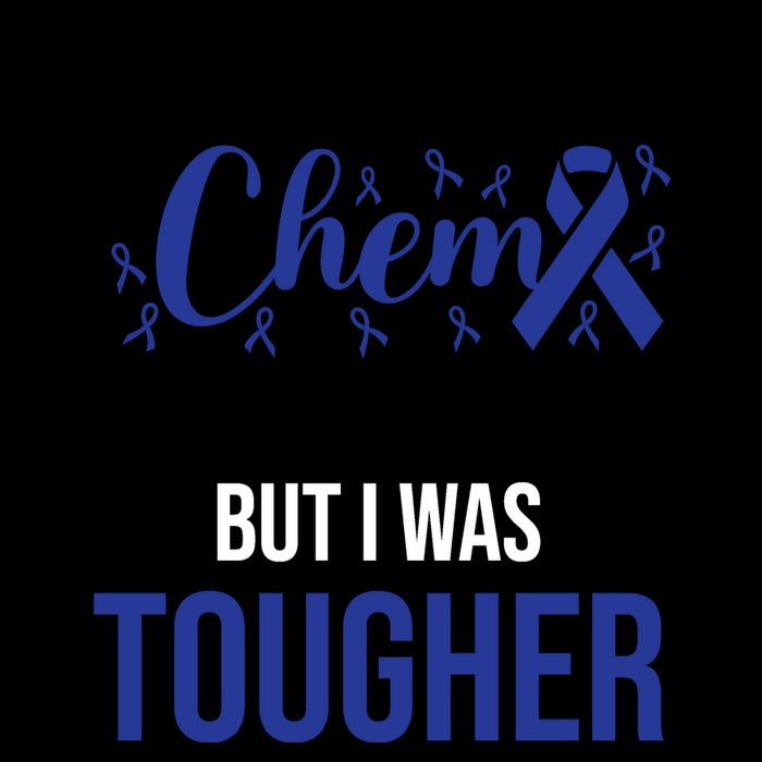 My Last Day Of Chemo Colon_dark Blue_black 16 in Basic Backpack