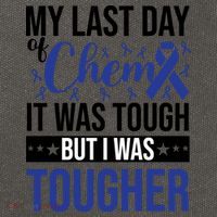 My Last Day Of Chemo Colon_dark Blue_black Cotton Canvas Backpack