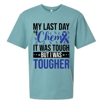 My Last Day Of Chemo Colon_dark Blue_black Sueded Cloud Jersey T-Shirt