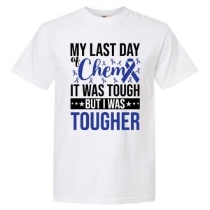 My Last Day Of Chemo Colon_dark Blue_black Garment-Dyed Heavyweight T-Shirt