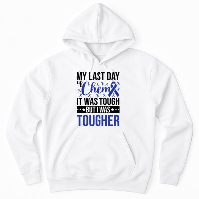 My Last Day Of Chemo Colon_dark Blue_black Hoodie