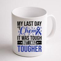 My Last Day Of Chemo Colon_dark Blue_black Mug