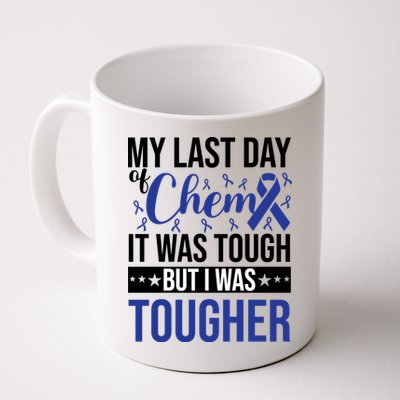 My Last Day Of Chemo Colon_dark Blue_black Mug