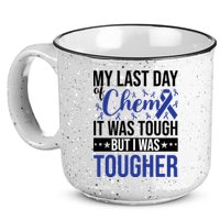 My Last Day Of Chemo Colon_dark Blue_black 15oz Campfire Ceramic Mug