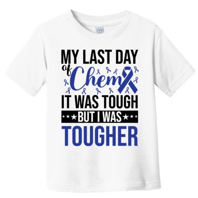 My Last Day Of Chemo Colon_dark Blue_black Toddler T-Shirt