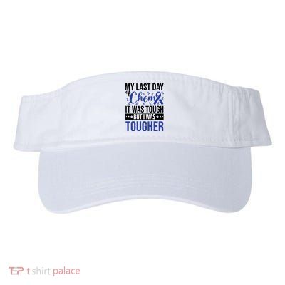 My Last Day Of Chemo Colon_dark Blue_black Visor