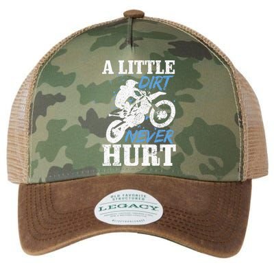 Motocross Little Dirt Never Hurt Dirt Bike MX Racing Biker Legacy Tie Dye Trucker Hat