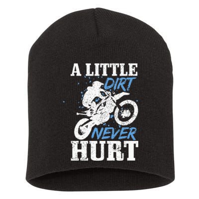 Motocross Little Dirt Never Hurt Dirt Bike MX Racing Biker Short Acrylic Beanie