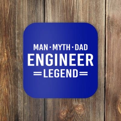 Myth Legend Dad Engineer Meaningful Gift Coaster