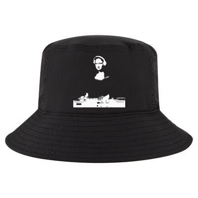 Mona Lisa Dj Art Funny Edm Techno Rave Music Cool Comfort Performance Bucket Hat