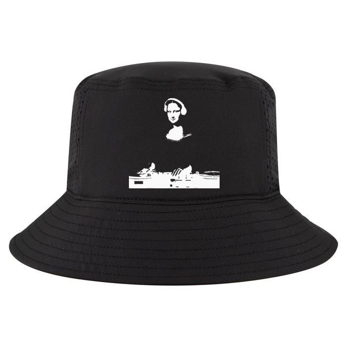 Mona Lisa Dj Art Funny Edm Techno Rave Music Cool Comfort Performance Bucket Hat