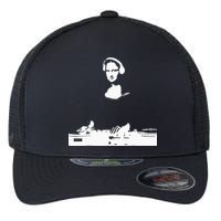 Mona Lisa Dj Art Funny Edm Techno Rave Music Flexfit Unipanel Trucker Cap