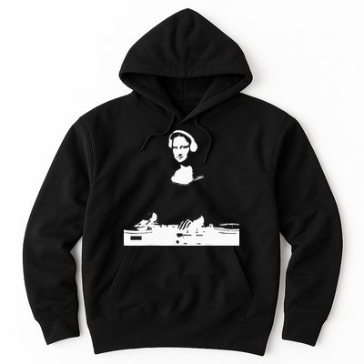 Mona Lisa Dj Art Funny Edm Techno Rave Music Hoodie