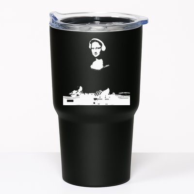 Mona Lisa Dj Art Funny Edm Techno Rave Music Tumbler