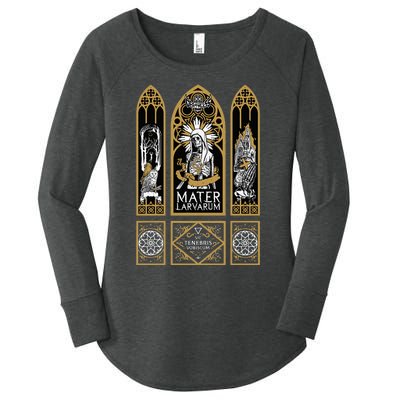 Mater Larvarum Deathless Legacy Women's Perfect Tri Tunic Long Sleeve Shirt