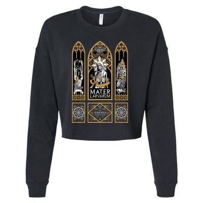 Mater Larvarum Deathless Legacy Cropped Pullover Crew