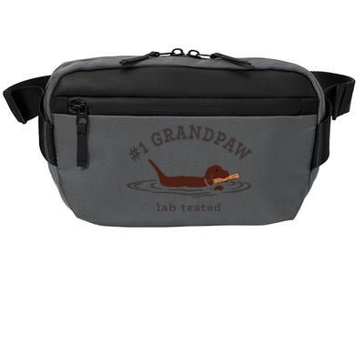 Men Lab Dad Chocolate Labrador Retriever Dog 1 Grandpaw Crossbody Pack