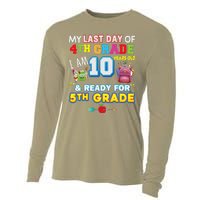 My Last Day Of 4th Grade Im 10 Year Old Ready For 5th Grade Cooling Performance Long Sleeve Crew