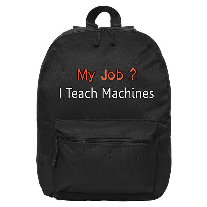 Machine Learning , Data Science, Job, Engineer, Math 16 in Basic Backpack