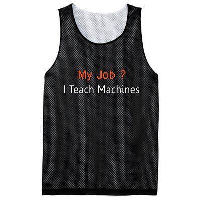 Machine Learning , Data Science, Job, Engineer, Math Mesh Reversible Basketball Jersey Tank