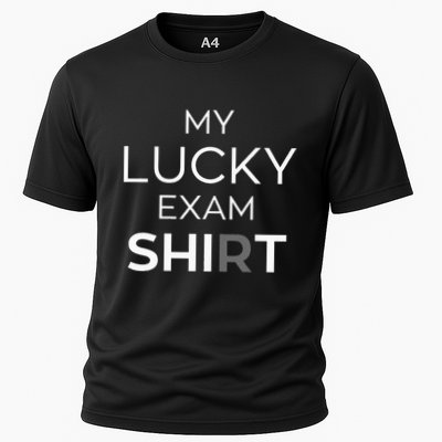 My Lucky Exam School Graduation Funny Trendy Satire Performance Shirt