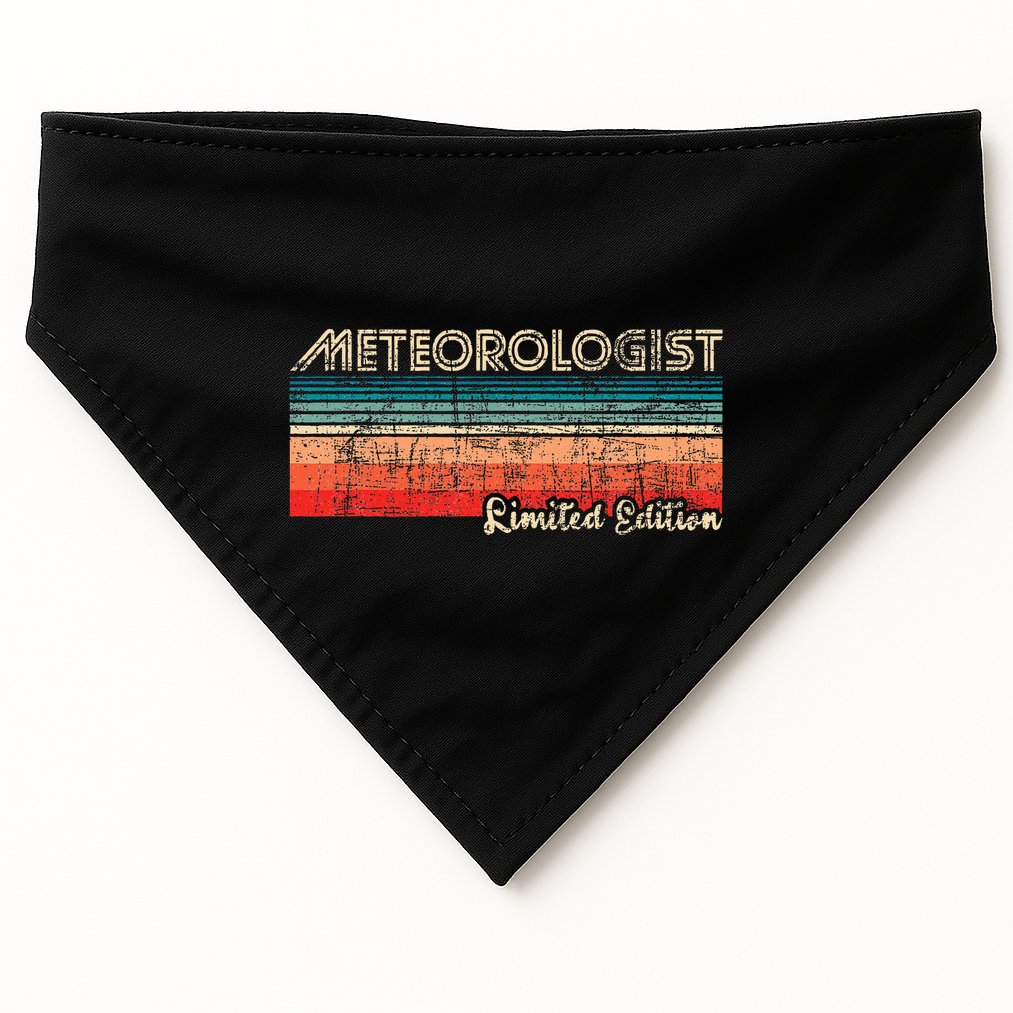Meteorologist Limited Edition Retro Weather Meteorology USA-Made Doggie Bandana
