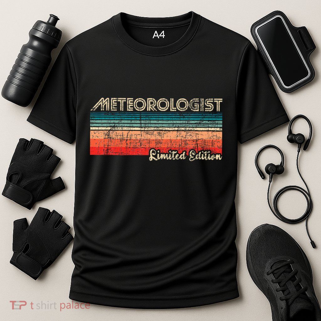 Meteorologist Limited Edition Retro Weather Meteorology Performance Shirt